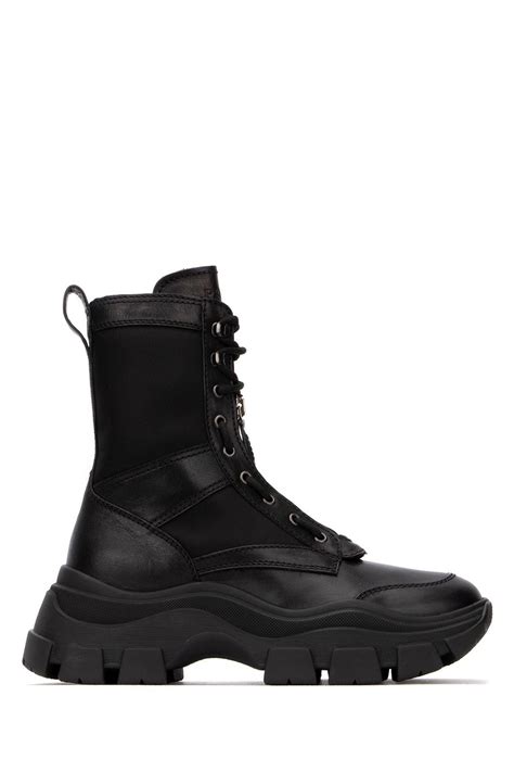 prada velvet lace up boots|prada chunky sole combat boots.